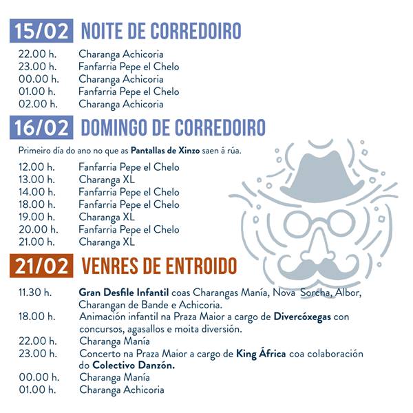 entroido sábado e domingo