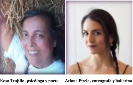 Rosa y Ariana, autoras del corto
