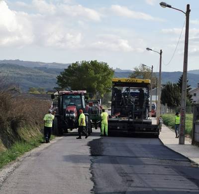 Obras na Travesía do Bouzo 2