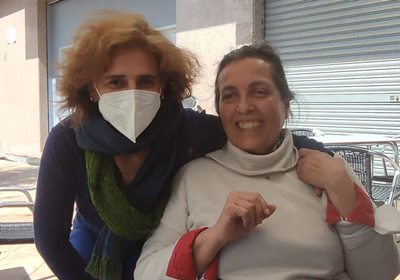 Elisa cadaya y Rosa Trujillo-Orense