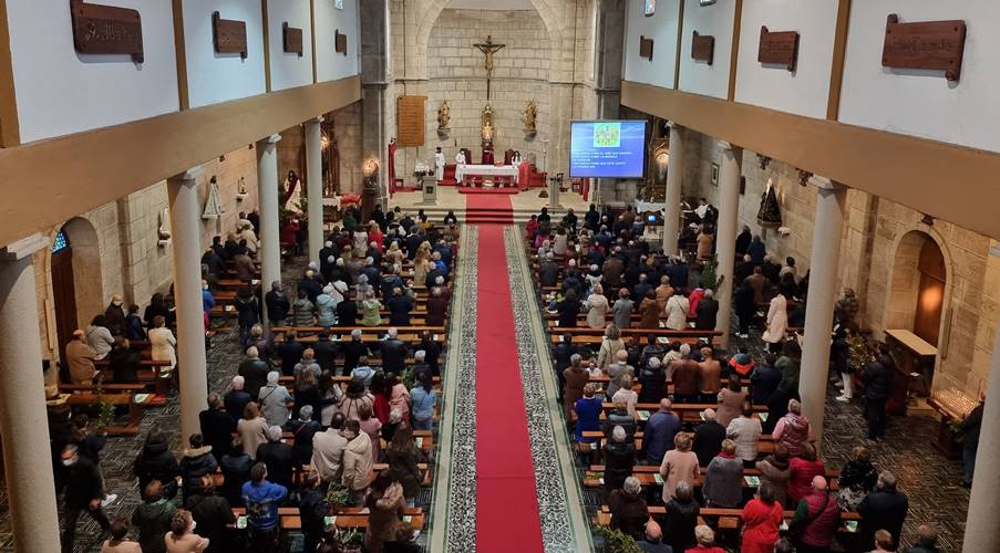 Igrexa Nova no día de Ramos 2022