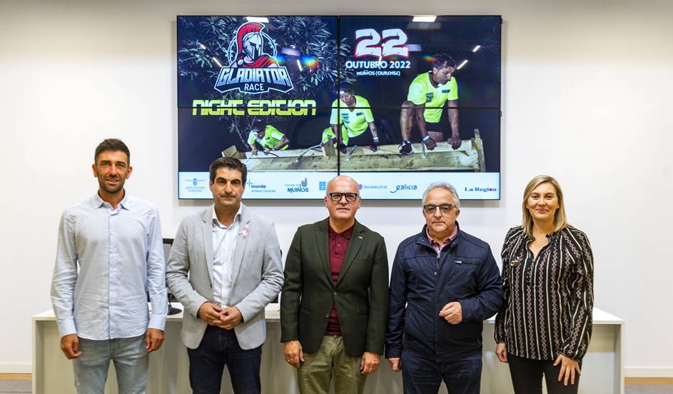 -11.30 horas: Presentación da Gladiator Race “Night Edition”.- O presidente da Deputación, Manuel Baltar, presenta a proba deportiva Gladiator Race “Night Edition”, que se celebra o 22 de outubro en Muíños. Estará acompañado polo alcalde de Muíños, Plácido Álvarez; o delegado territorial da Xunta, Gabriel Alén; a xerente do Inorde, Emma González; e o director técnico da proba, Serafín Álvarez. Lugar: Sala de prensa da Deputación.