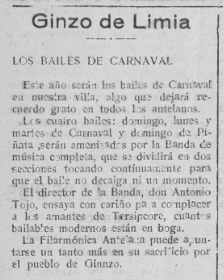 Artigo de La Región sobre el Carnaval