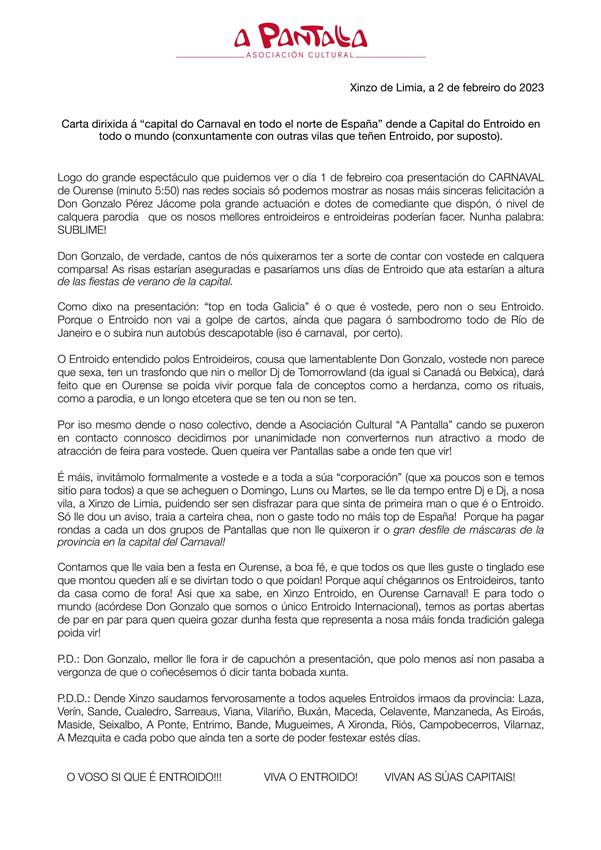 Carta a Jácome