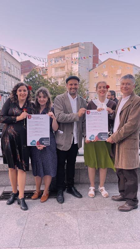 Presentación das 5 medidas na Feira das Mozas
