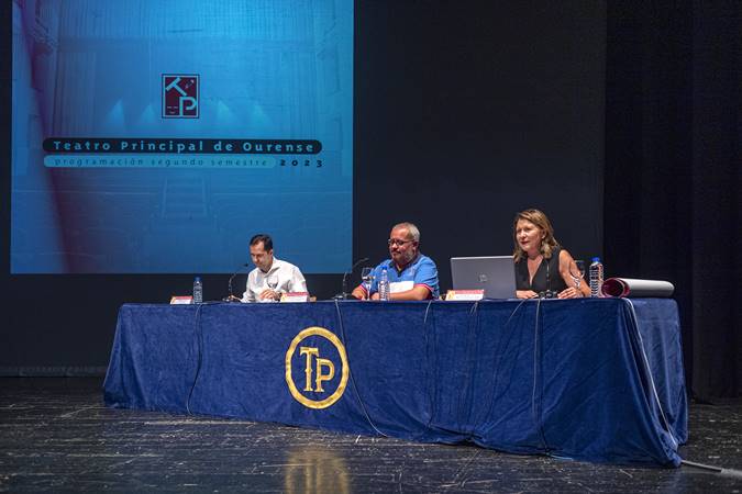 -11.30 horas: Presentación da programación do segundo semestre do Teatro Principal.- O vicepresidente segundo da Deputación, César Fernández, participa na presentación do segundo semestre do ano do Teatro Principal, xunto ao director do Agadic, Jacobo Sutil, e a directora do Teatro Principal, Olga Mojón. Lugar: Teatro Principal