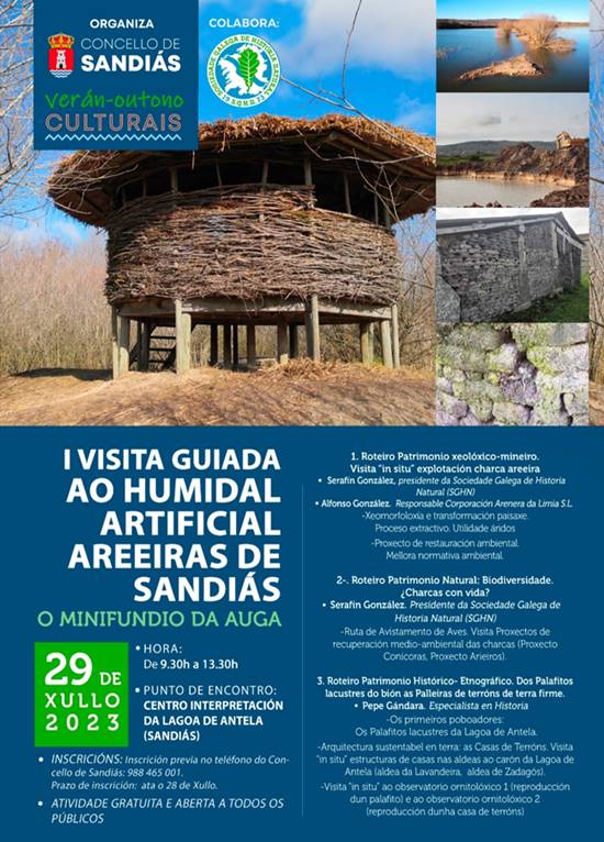 cartaz visita guiada areeiras sandiás