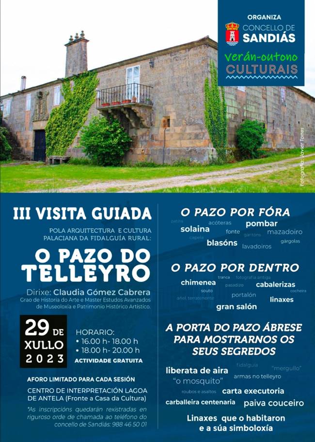 cartaz visita guiada pazo telleyro