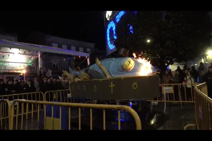 Enterro sardiña Xinzo 2025
